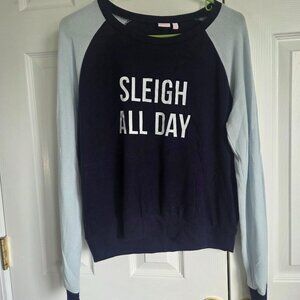 Sleigh All Day soft sweater, size S